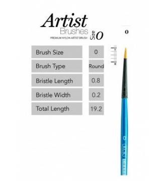 Water color art brush. Premium Nylon KCK 568-Size 00 to 9