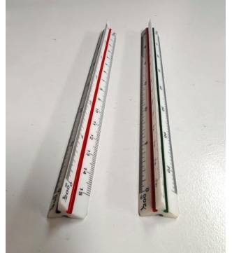 Small Scale Rule Saintograph 6.5 inches 15cm (No. 6)