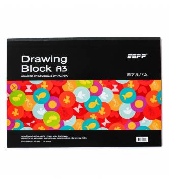 A3 Drawing Block 420 x 297 mm. 135 gsm. 0292