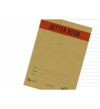 Jotter book plain and line . JBLP 10 book