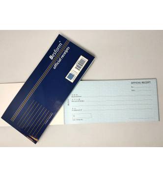 Official Receipt book. Bestform BSOR502