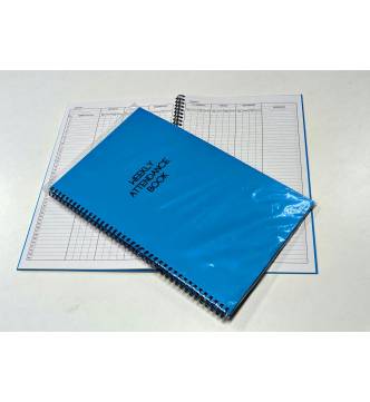 Weekly Attendance Record Book Falcon 4708