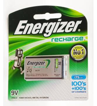 9V Rechargeable 2450mAh Battery Energizer NH22BP1