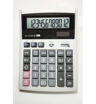 12 Digit Desk Top Tax Calculator. Canon WS 1210 Hi-III