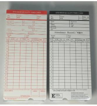 Time Card Biosystem ETD,100's
