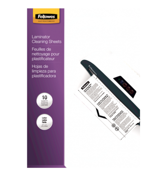 Fellowes Laminator Cleaning Sheets -10's