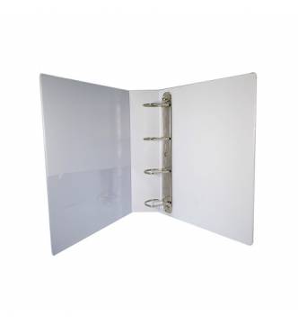 Clear cover ring file A4 4D 4 inches (65mm capacity).