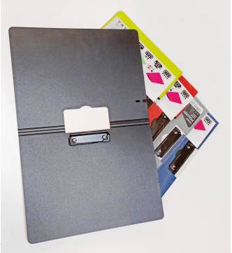 A4 Plastic Clip Board with cover BG6622A (Horizontal)