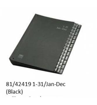 Desk Organiser (Signature Book)1~31, Jan~Dec ELBA 400001963