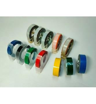 Embossing Dymo Label Tape. 9mm