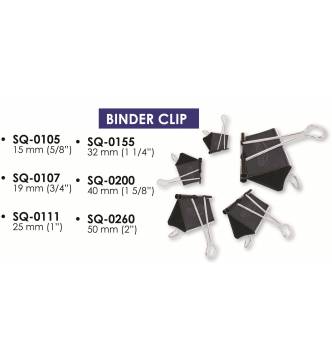 Binder Clip 1/2 inch (15mm) SQ 0105