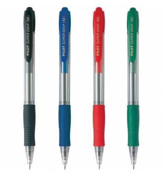 Pilot Super Grip Ballpoint Pen Medium Retractable BPGP-10R-M
