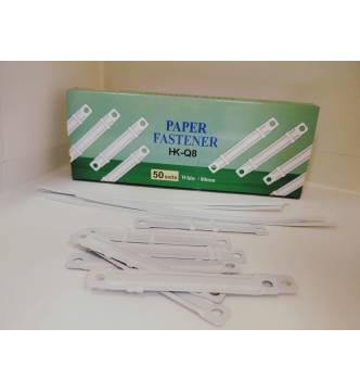 Plastic Filing Fastener white.
