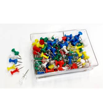 Push Pin 100's assorted color