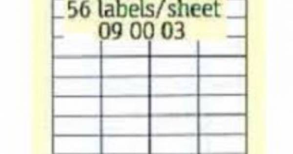 52.5 x 21.1 mm InkJet,Laser,Copier Labels 100 sheets A4,5600 stickers ...