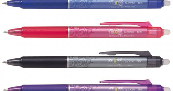 Penne Pilot Termocancellabili Penne Pilot FriXion Ball 05 Cancellabili - Set Da 5, Inchiostro Termico, Ricaricabili, Punta Fine 0.5 Mm, Colore Blu Penne Cancellabili Pilot
