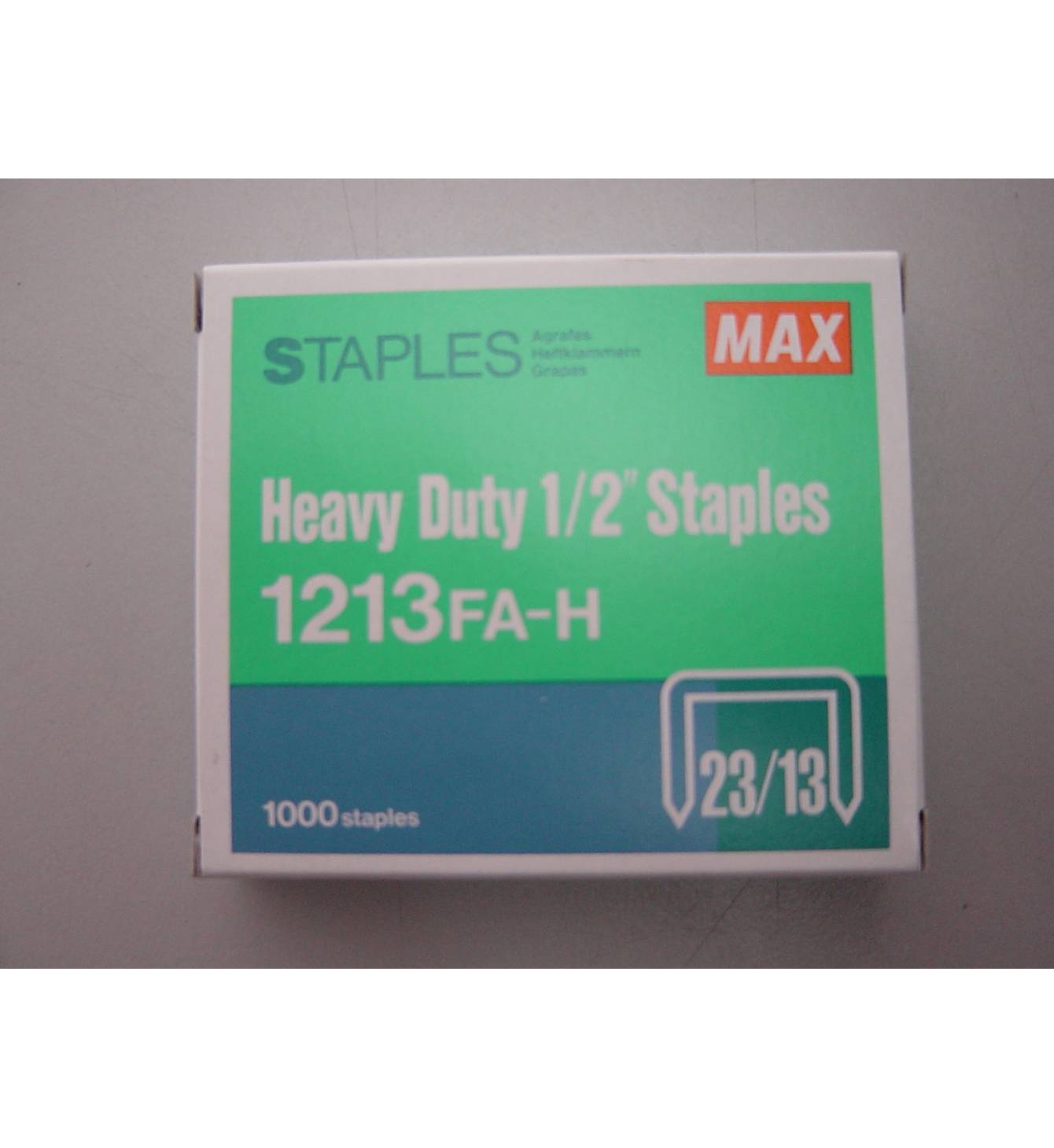 Max staple 2313 / 1213-13mm. (1000's)